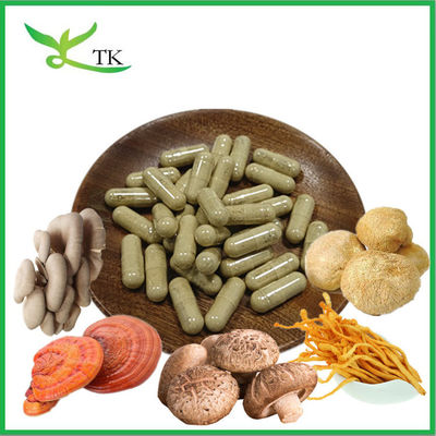 Wholesale Price Natural Mushroom Extract Powder OEM 8 In 1 Mushroom Capsules For Sale