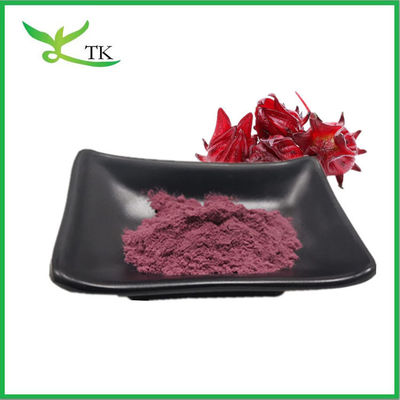 গরম বিক্রয় বিশুদ্ধ প্রাকৃতিক Roselle ফুল পাউডার Roselle এক্সট্রাক্ট পাউডার খাদ্য রঙ্গক